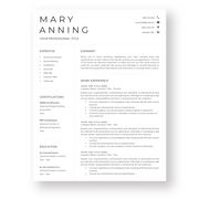 Engineer Resume Template for Word. CV Template with Cover Letter and References Templates. Modern resume format. Curriculum Vitae